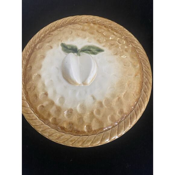Vintage Ceramic Pie Dish With Lid - Picture 1 of 6